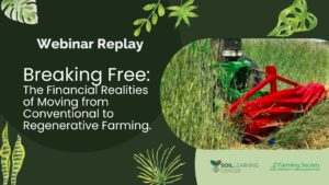 Breaking Free: The Financial Realities of Moving from Conventional to Regenerative Farming